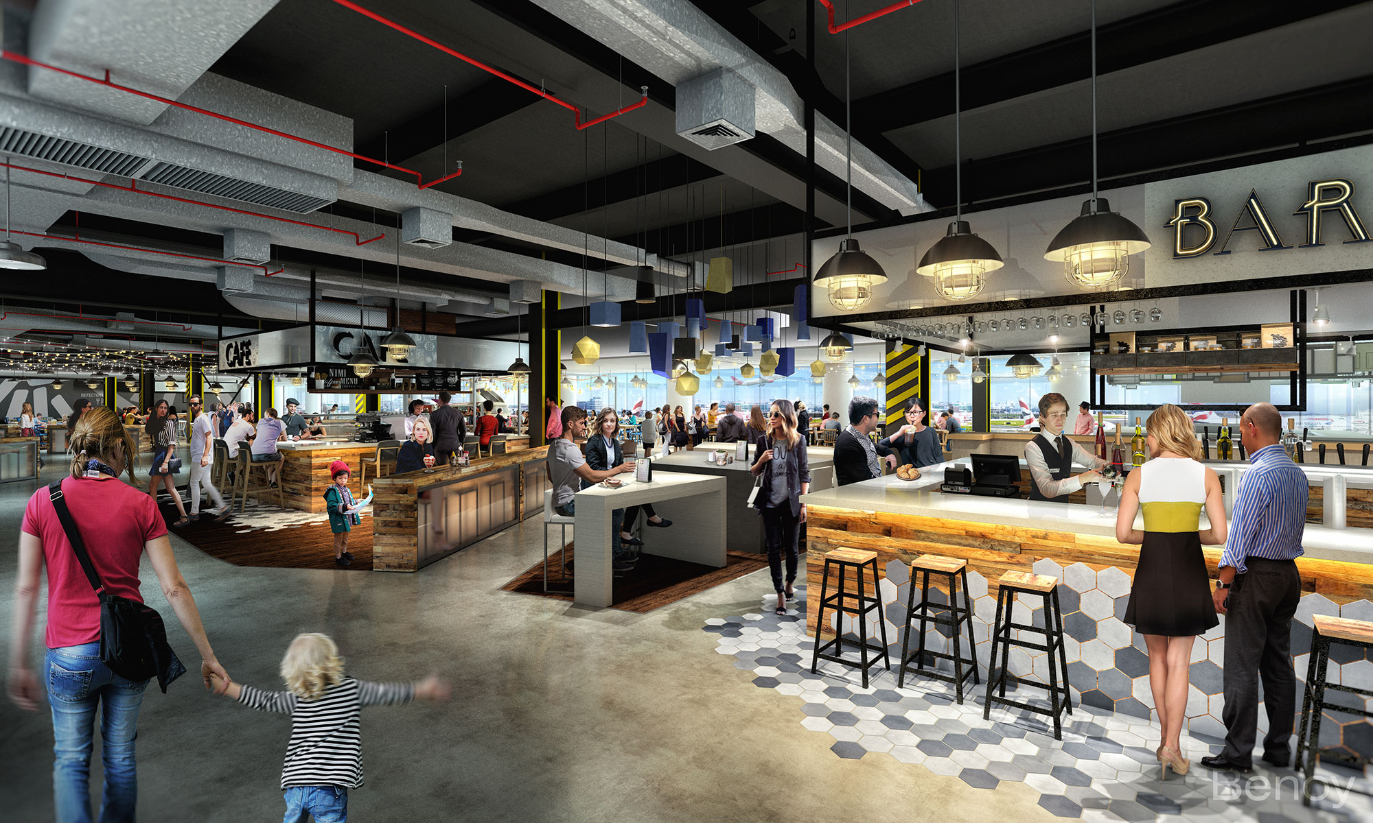 Manchester Airport 1bn Overhaul Restaurants Bars Revealed